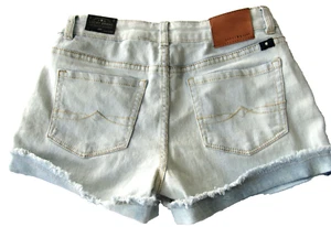 Lucky Brand Kids Girls size 12 Blue Denim ADJUSTABLE WAIST Jean Shorts 26" x 2" - Picture 1 of 6