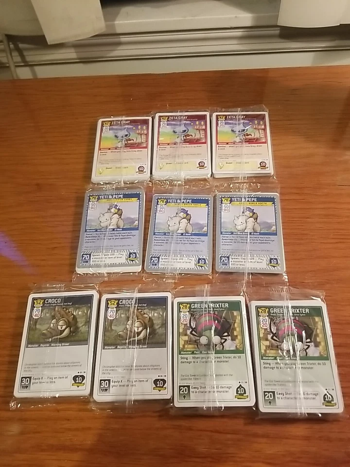 Maplestory TCG серия 1 (2007) лот из 10 стартовых наборов колод с кодами - Изображение 1 из 1