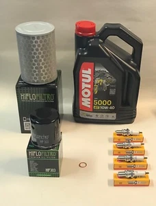 Service Kit Honda CB600 Hornet 98-02 Oil Spark Plugs Oil & Air Filters CB600F - Picture 1 of 1