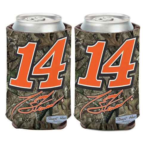 Tony Stewart 2016 Wincraft #14 Truetimber Camoflauge 12oz Can Coolie FREE SHIP Cover