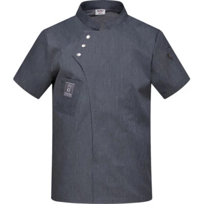 Unisex Chef Jacket Coat Uniform Kitchen Restaurant Long/Short Sleeve Cooking Top - Image 1 of 4