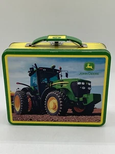 John Deere Metal Small School Lunch Box Storage Toy box, Licensed Prod. Retired - Picture 1 of 8