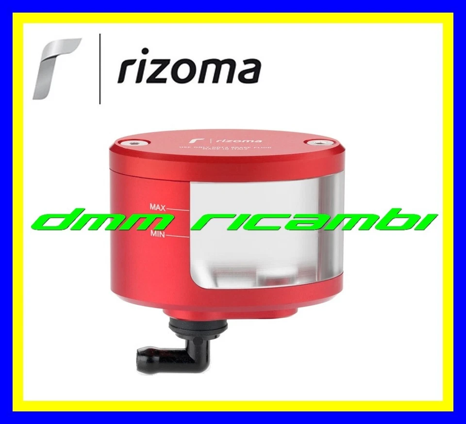Serbatoio Olio Freno/Frizione Moto RIZOMA NEXT CT127 con attacco laterale Rosso - Immagine 1 di 1
