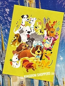 Postal Disney WonderGround 2024 Joey Chou Dogs of Disney & Pixar 5x7 - Imagen 1 de 1
