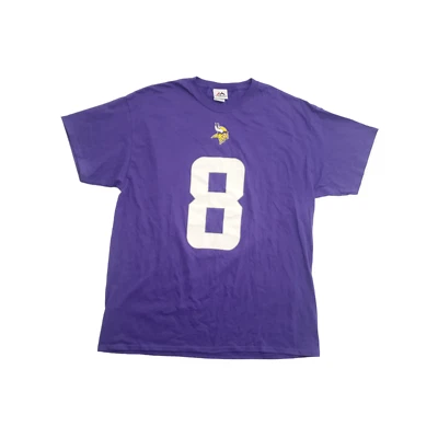 Camiseta púrpura XL de los Minnesota Vikings NFL Majestic Cousins #8 con nombre y número para hombre Foto 1 de 4