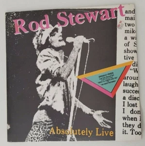 ROD STEWART absolutely live RARE ISRAELI LP - Picture 1 of 4
