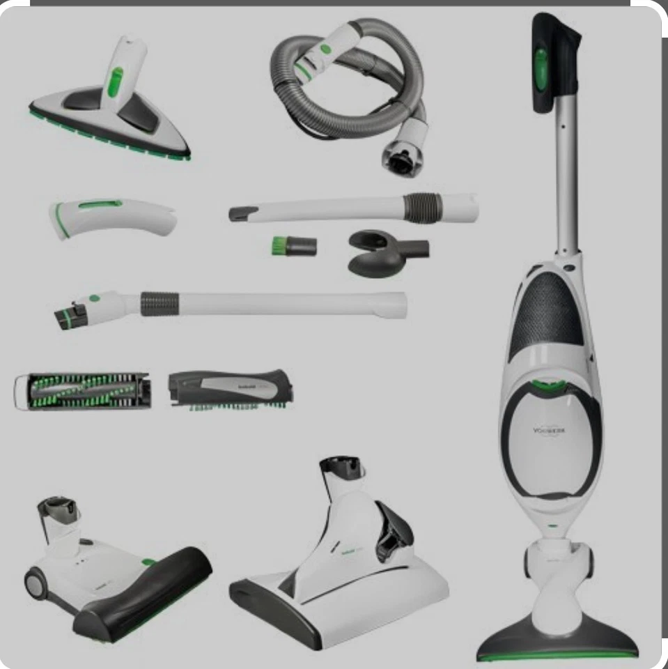 FOLLETTO VK150 Completo Di Battitore Tappeti Materassi Lavapavimenti VK 150 Acce - Immagine 1 di 1