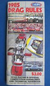 1985 NHRA DRAG RULES  Drag Racing's Official Competition Guidelines & Technical - Picture 1 of 10