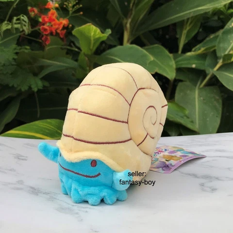 12cm Anime Ditto Omanyte Plush Cuddly Stuffed Toy Soft Animation Doll Cover