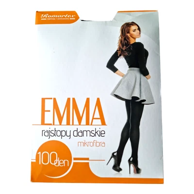 Romartex EMMA Microfiber Tights 100 DEN Black White Red Grey Caffe Various Sizes