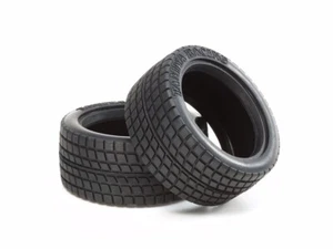 50568 Tamiya 1/10 RC Touring Car Part M-Chassis Radial Tires 1 Pair - Picture 1 of 2