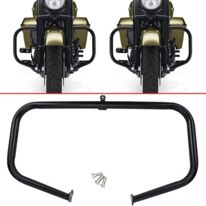 Barra de choque protectora de motor negra apta para Harley Touring FLHX FLHXSE FLHR 2009-2022 - Imagen 1 de 12