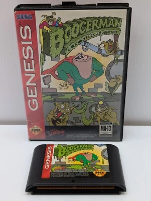 Boogerman: A Pick and Flick Adventure (Sega Genesis, 1994) No Manual - Image 1 of 4