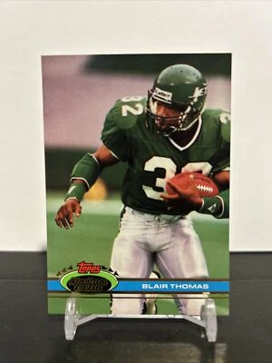 1991 Stadium Club Football Blair Thomas New York Jets #342 - Image 1 of 2