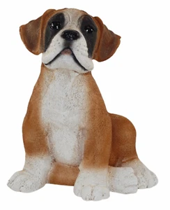 Deco Figura Perro Figurilla de Boxer Cachorro Colección Castagna Resin Altura - Imagen 1 de 6