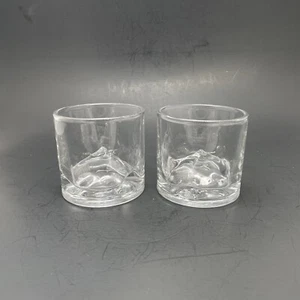 Liiton Mount Everest Whiskey Glasses, Heavy Rocks Liquor Glasses Set of 2 - Picture 1 of 16