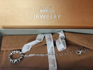 Invicta Women's Divina Bracelet Silver J0027 Charm Bracelet Rhodium Plated - Picture 1 of 5