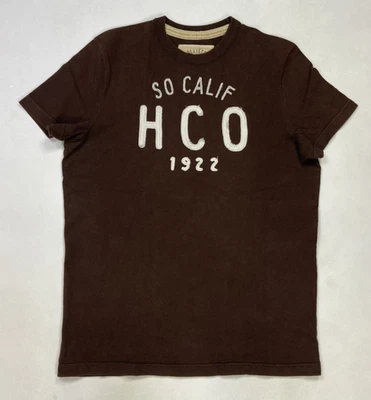 Hollister HCO 1922 So Calif T-shirt Men Medium Brown Short Sleeve - Image 1 of 4