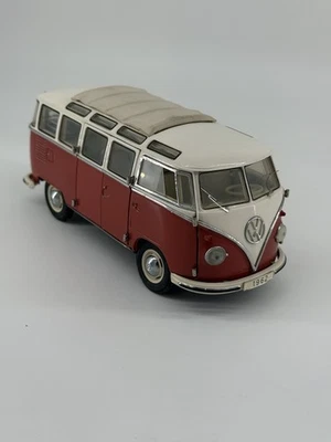 VW Volkswagen Microbus 1962 Franklin Mint escala 1:24 modelo furgoneta fundida a presión Foto 1 de 4