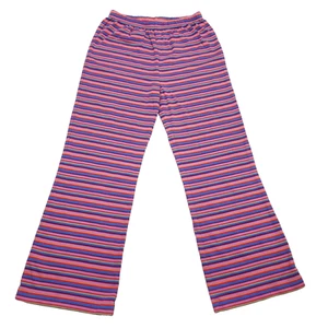 Hanna Andersson Sz 140 US 10 Kids Pajama Pants Bottoms Purple Striped - Picture 1 of 12