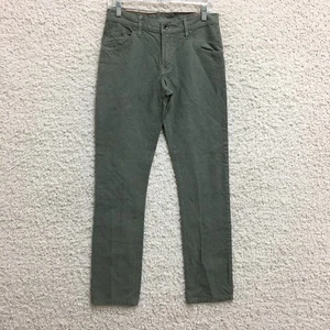 Pantalones de mezclilla Raleigh Jones 30x32 para hombre verde pierna recta mezcla de lino calce moderno - Imagen 1 de 14