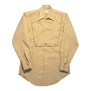 Camisa babero H Bar C cola larga California Ranchwear Western Pearl talla 15 - Imagen 1 de 3