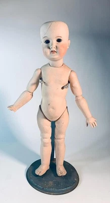 Antica bambola Bisque - bambola di porcellana da collezione, possibile antica - Immagine 1 di 4