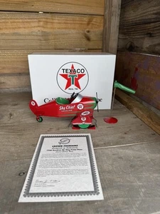 Limited Ed Texaco Sky Chief DieCast Metal 1940 Air King Pedal Plane Numbered NEW - Picture 1 of 18