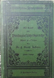 Dir Kunst ichnell portugielifdge sprache | Dr F.Boody Arkossy | Bon état - Picture 1 of 2