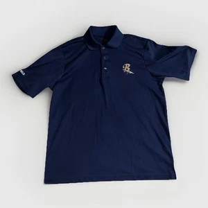 Scranton Wilkes Barre Railriders Golf Shirt Men’s Medium Blue NY Yankees MiLB - Picture 1 of 5
