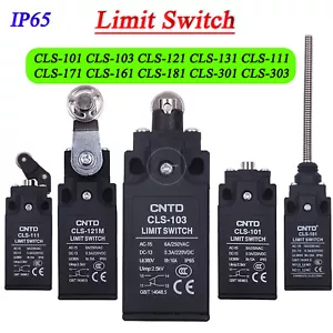 CLS101 to CLS303 CNC Limit Switch Rotary Roller Arm Lever Plunger 380V 10A IP65 - Picture 1 of 27