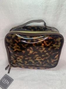 MEDIUM ANIMAL PRINT PVC COSMETIC BAG (JUNGLE CHIC) - Picture 1 of 3