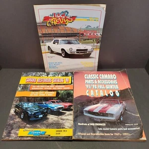 Camaro Chevy Catalogs, Magazines, Restoration, Parts, Accessories, GM Lot of 3 - Imagen 1 de 12