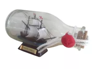 Modelo Mayflower envío en botella de vidrio 5" - Imagen 1 de 1