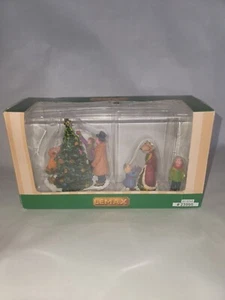 Lemax Christmas Village Collection Christmas Eve Tree Family Set #23995 READ - Bild 1 von 9