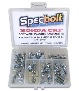 #CRF-1316 Honda CRF Complete Plastics Bolt Kit "14-16" CRF250R "13-16" CRF450R - Bild 1 von 2