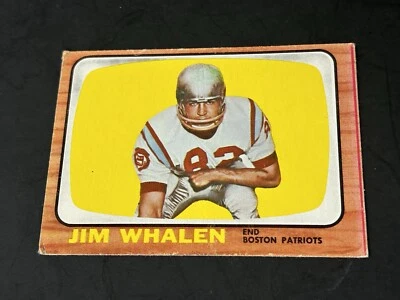 1966 Topps Football #14 Jim Whalen EX- Soft Boston Patriots AFL Boston College - Image 1 of 2