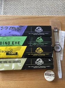 The Lost World:Jurassic Park Watch Collection NIP (4) +Hershey’s Chocolate Lover - Picture 1 of 7