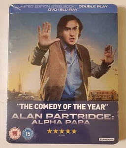 NEW SEALED Alan Partridge: Alpha Papa - 2013 Blu-ray & DVD Steelbook Region B - Picture 1 of 5