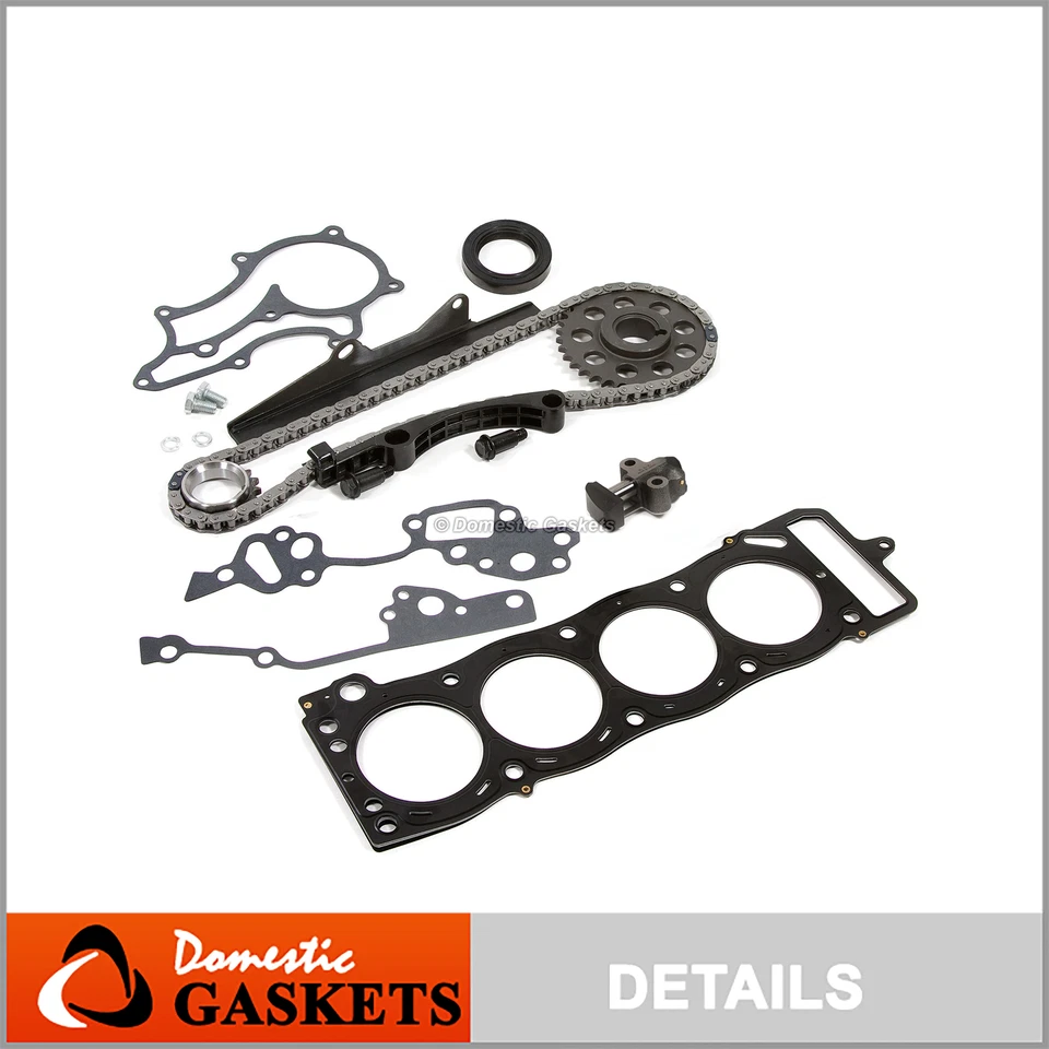85-95 Toyota 4Runner Pickup 2.4L Heavy Duty Timing Chain Kit Head Gasket 22R - Image 1 of 4