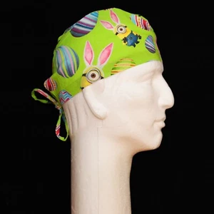 Easter Theme Minions Scrub Hat Rare - Picture 1 of 1