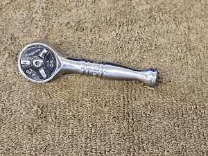 Snap On Stubby Ratchet Wrench 1/4" Drive TK860 3" OAL Mini USA Reversible - Picture 1 of 12