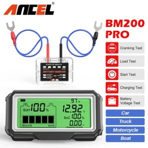 ANCEL BM200 PRO 12V Battery Tester Battery Health Analyzer Charging Tester Tool - Picture 1 of 15