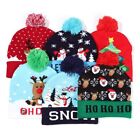Xmas Tree Cartoon Light Up Christmas Hat Knitted Cap LED Hat Sweater Beanie