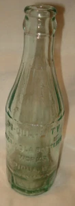 Vintage PI-QUA-LITY Coca Cola bottiglia funziona Piqua Ohio bottiglia di soda con pannelli - Foto 1 di 8