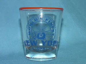New York Horse Shoe Design Shot Glass "World's Finest" - Imagen 1 de 1