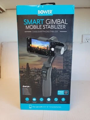 BOWER Smart GIMBAL 3 EJES Estabilizador Móvil 3.5'' a 6'' ¡NUEVO! Foto 1 de 4