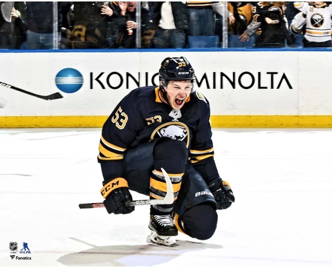 Jeff Skinner Buffalo Sabres Unsigned Goal Celebration Photograph Cover