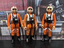 1978 Vintage Star Wars Luke Skywalker X-Wing Pilot Action Figure x3 troop build!