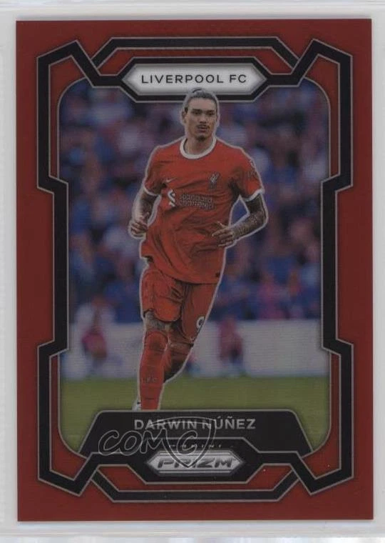 2023-24 Panini Prizm Premier League Red Prizm /199 Darwin Nunez #75